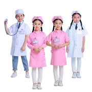六一节儿童节护士演出服医生工作服儿童制服幼儿园角色扮演服装
