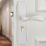 酷隆现代简约室内门锁卧室房间木门锁磁吸门锁具家用通用型门把手