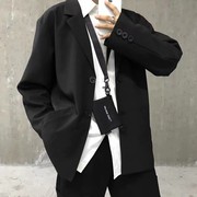 高级感炸街西装暴徒暗黑系，雅痞风男装休闲西服，oversize外套男春秋