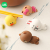 LINE FRIENDS筷架家用筷子托卡通创意精致可爱架托用餐硅胶小摆件