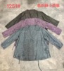 14233砂洗炒色色织纯亚麻西装内侧系带，一粒扣门襟汉服式西服外套