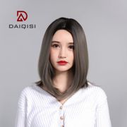 DAIQISI韩国假发中分长直发时尚逼真头套假发女长直发