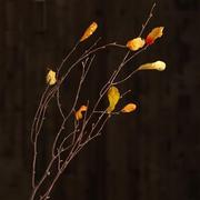 定制干枝干花客厅装饰枯树枝装饰树叶，装饰干枝树干树枝树装饰干花