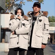 2021年韩国runningman军，工装羽绒服女中韩版，情侣同款男yr02p95