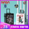 宇航员行李箱女NASA涂鸦旅行箱学生男卡通密码拉杆皮箱潮流