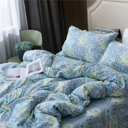 加厚纯棉被套200x230单件柔软欧式双人国民床单床笠款四件套定制