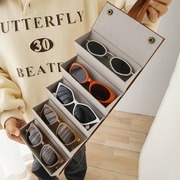 墨镜收纳盒眼镜收纳包多格太阳镜收纳挂袋大容量墨镜盒便携眼镜盒