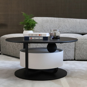 北欧风格现代简约家居茶几客厅落地小户型圆形桌子极奢创意家具