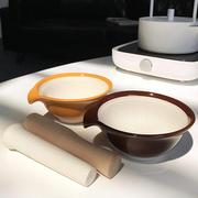 日式陶瓷研磨碗宝宝辅食餐具碾磨器，婴儿果蔬米糊食物研磨器打磨碗