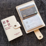 日本无印muj卡包大容量，多卡位超薄卡套男女创意，防消磁卡证件收纳