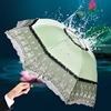 天堂伞彩胶遮阳伞蕾丝公主洋伞拱形蘑菇伞女时尚晴雨两用雨伞
