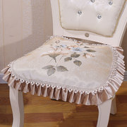 欧式椅垫套装高档奢，o华家用布艺餐桌，椅套四季通用防滑凳子坐垫