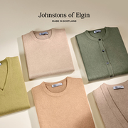 79折Johnstons of Elgin女士圆领套头基本款羊绒衫针织衫