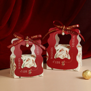 婚礼伴手礼糖盒结婚喜糖盒子创意小清新糖果礼盒装高级感喜糖袋子