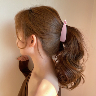 韩国香蕉夹气质女马尾，夹竖夹后脑勺，2023夏季发卡扭夹头饰发夹