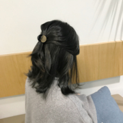 日韩流行 纯色麂皮mini小抓夹发抓实用简约发夹半丸子发饰 饰品女