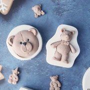 烘焙蛋糕装饰硅胶，模具小熊玩具熊，泰迪熊生日蛋糕巧克力慕斯模具