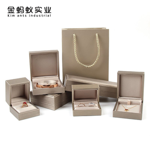 高档拉丝pu皮首饰盒，饰品包装盒戒指盒手镯手链，项链盒子礼物包装盒