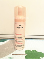法国nuxe欧树三种玫瑰洁面摩丝150ml清洁泡沫，美白花瓣洗面奶