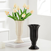 法式陶瓷花瓶高级感插花复古美式玫瑰花百合花客厅摆件奶油风装饰
