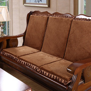 实木沙发垫带靠背加厚海绵中式红木，沙发坐垫联邦，椅垫木质沙发垫夏