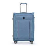 高档7998行李箱万向轮女24寸牛津布，拉杆箱皮箱子，轻便小旅行箱