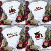 Christmas T-shirt2023年圣诞节男女T恤短袖休闲宽松内搭上衣