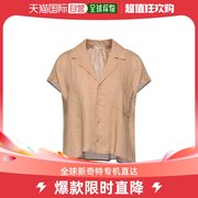 香港直邮潮奢momoní女士亚麻衬衫