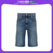 香港直邮Calvin Klein Jeans 腰带袢牛仔短裤 J30J324874
