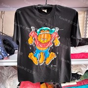 学生好物！Rare神奇百宝屋可爱卡通动画晾晒的加菲猫短袖T恤