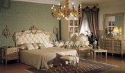 欧式奢华双人床别墅主卧布艺床法式实木雕花婚床1.8米2米定制床