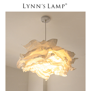Lynn‘s立意 日式云朵纸艺吊灯个性创意卧室书房北欧简约棉花糖灯