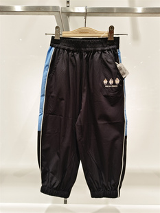 巴拉巴拉男童长裤，2024夏装儿童，透气宽松运动裤潮201224108123