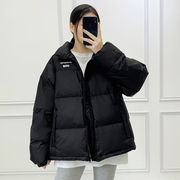 2023年羽绒服女短款韩国宽松加厚小个子，白鸭绒(白鸭绒，)面包服冬季外套
