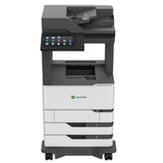 利盟lexmarkmx822ade黑白激光打印机a4多功能，一体机打印复印扫描传真机，办公商用双纸盒55页