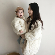 韩国ins儿童棉衣男女，宝宝外套冬季婴童外出服亲子棉服