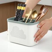 筷子篓置物架家用创意筷子笼沥水，筷子筒厨房，勺子收纳架餐具分格盒