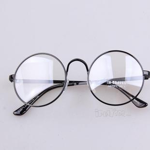哈利波特cosplay周边配件金属复古圆框眼镜平光成品眼镜电影周边