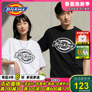 Dickies短袖T恤男美式潮牌logo印花夏季时尚棉情侣短Tee7578