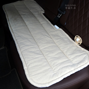 简约现代纯色苎麻棉麻薄款透气汽车坐垫子座垫防滑布艺装饰可订制