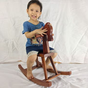 儿童摇摇马实木木制木马小孩玩具摇椅玩具童车摄影岁周岁礼物1-6