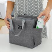 学生饭盒袋保温便当手提包，加厚铝箔袋子，午餐便携带饭防水装餐包