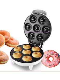 甜甜圈机早餐圆饼机网红面包机homecakedonutmakermachine