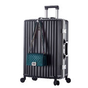 高端行李箱磨砂加厚铝框拉杆箱商务超大旅行箱潮流密码箱