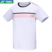 YONEX尤尼克斯羽毛球衣24年男女款夏季运动训练短袖110024BCR