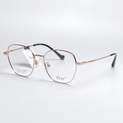 帕莎超轻眼镜架明星同款男多边形钛架眼镜框可配近视镜片女75047