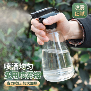 喷壶浇花水壶家用小型喷水壶气压式超细雾洒水壶清洁酒精消毒专用