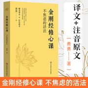 金刚经修心课不焦虑的活法陈坤阿弥陀佛修心课心灵，疗愈励志经典书费勇作品，金刚经入门读物书华东师范大学出版社正版图书藉