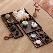 茶盘家用长方形实木质功夫，茶具创意果盘，托盘酒店中式套装家用整套
