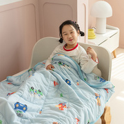 婴儿夏季午睡空调被薄毯子儿童单件幼儿园午睡小毯子夏凉被盖毯